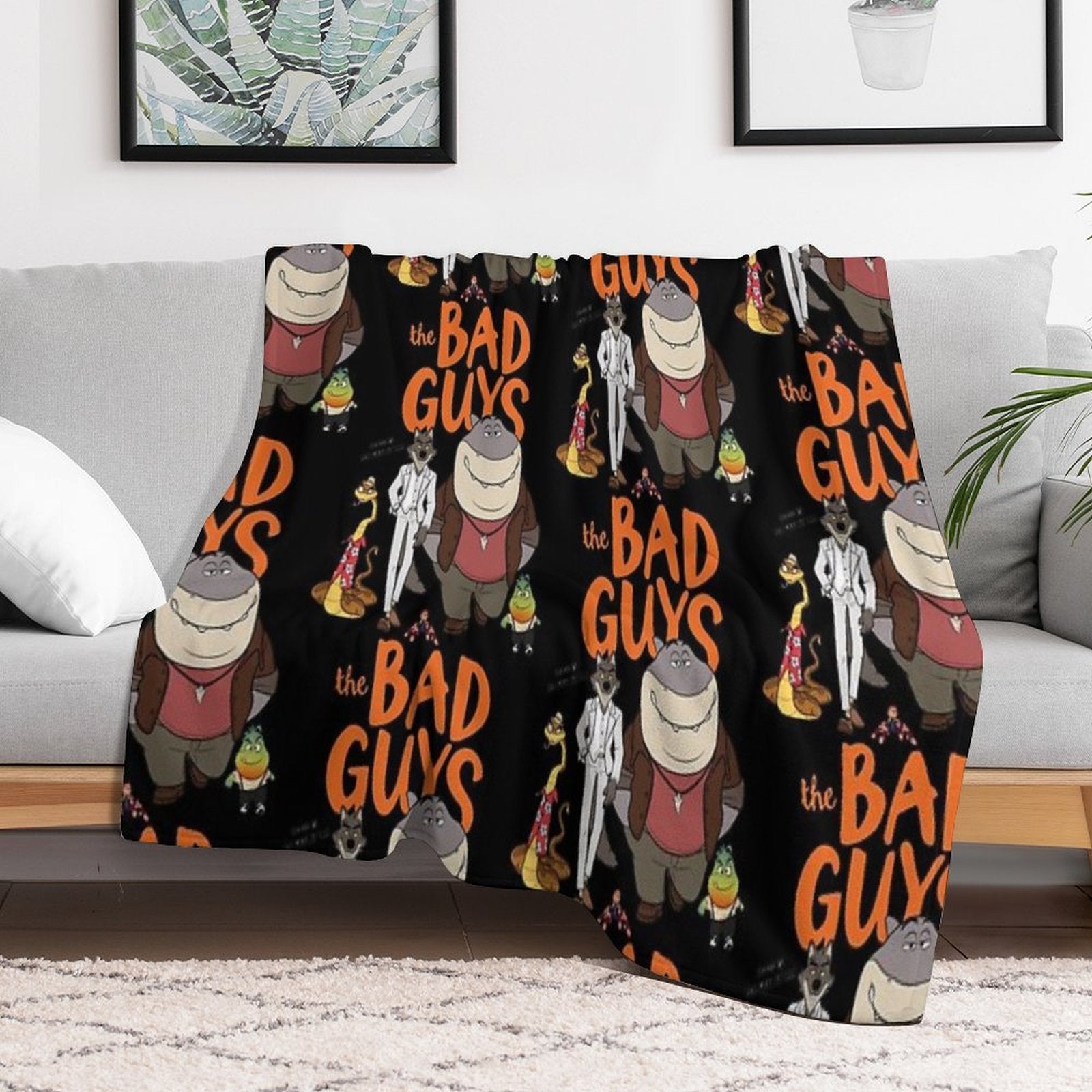 The Bad Guys Quick-dry Throw Blanket