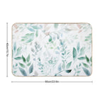 Watercolour Leaves 02 Durable Bath Mat