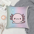 Cute Axolotl Soft Ultra-Soft Texture Throw Pillow