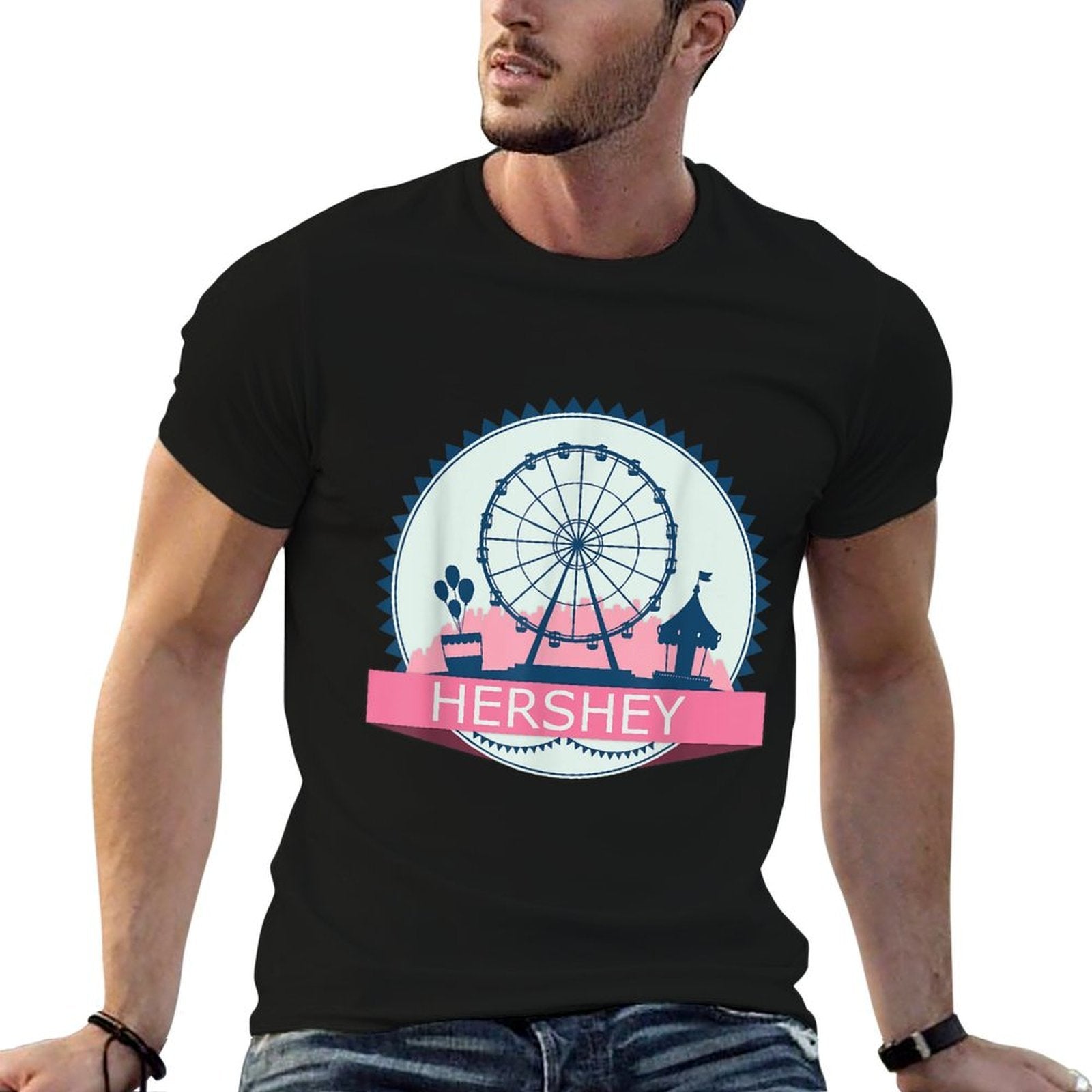 VINTAGE HERSHEY PA, PENNSYLVANIA, PARK RETRO  Classic T-Shirt