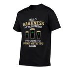 Hello Darkness My Old Friend Irish Shamrock Beer Day  Soft T-Shirt