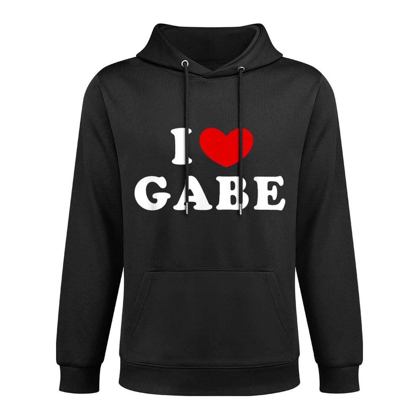 Personalized For Gabe  Friends I Love Gabe, I Heart Gabe Shrink-Resistant Hoodie