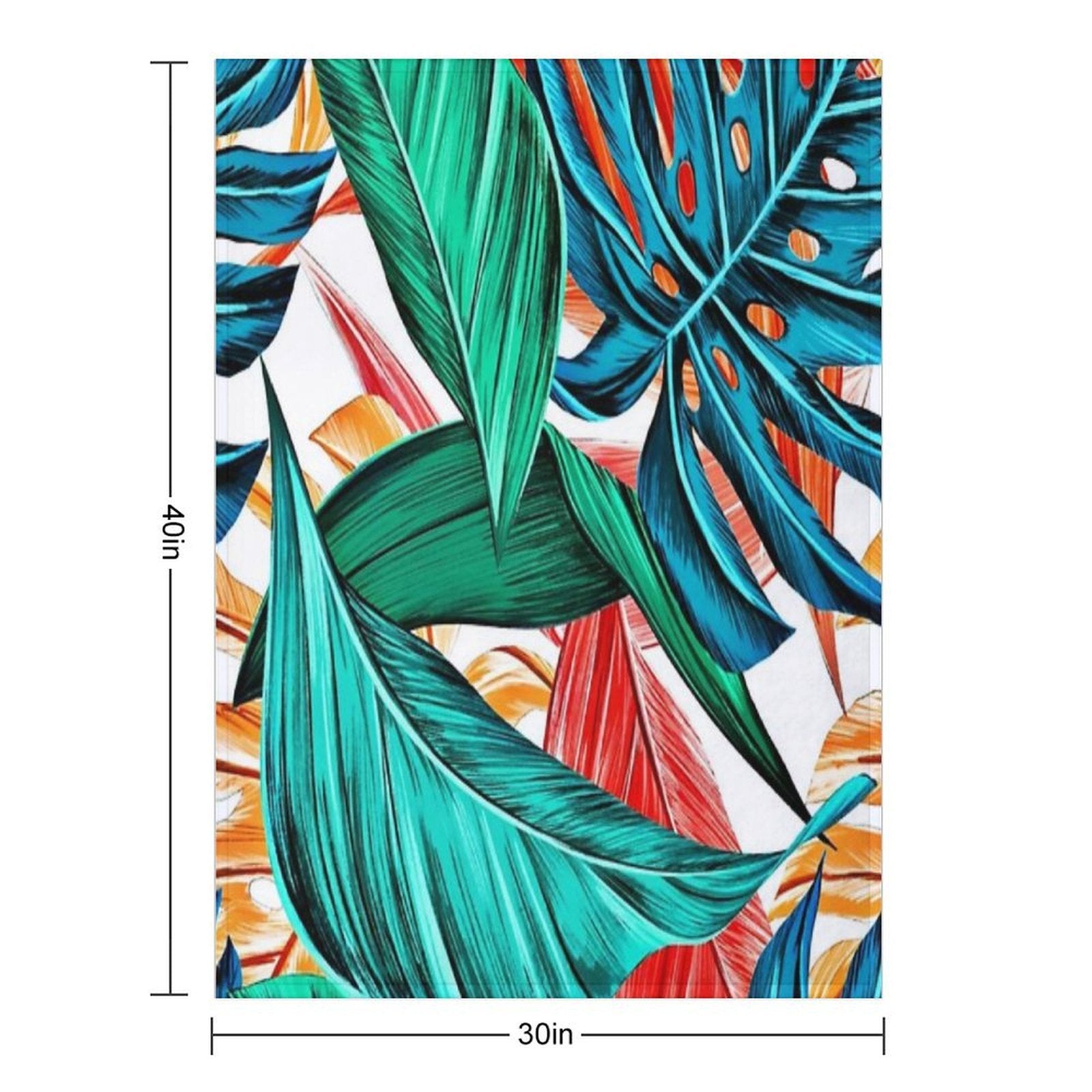 Fibers Digital Art Gift-ready Throw Blanket
