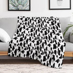 Cow Print Versatility Throw Blanket