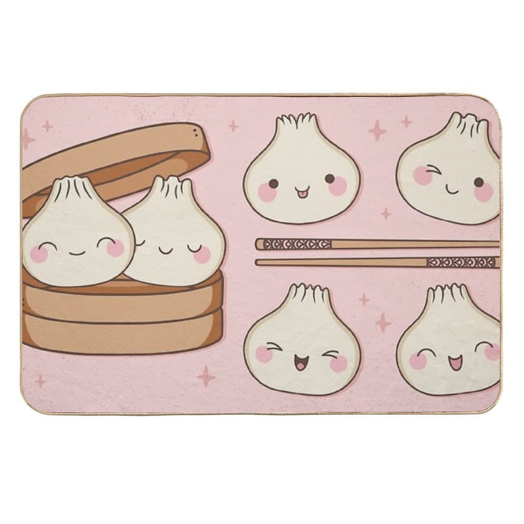 Xiaolongbao, Chinese Food Durable Bath Mat