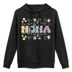 Groovy Nona Grandmother Flowers Nona Grandma Versatile Streetwear Hoodie