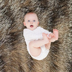 Tabby Cat Fur Multi-functional Throw Blanket