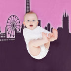 Blackpool England Skyline Machine-washable Throw Blanket