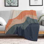Cat Landscape 90 Shrink-resistant Throw Blanket