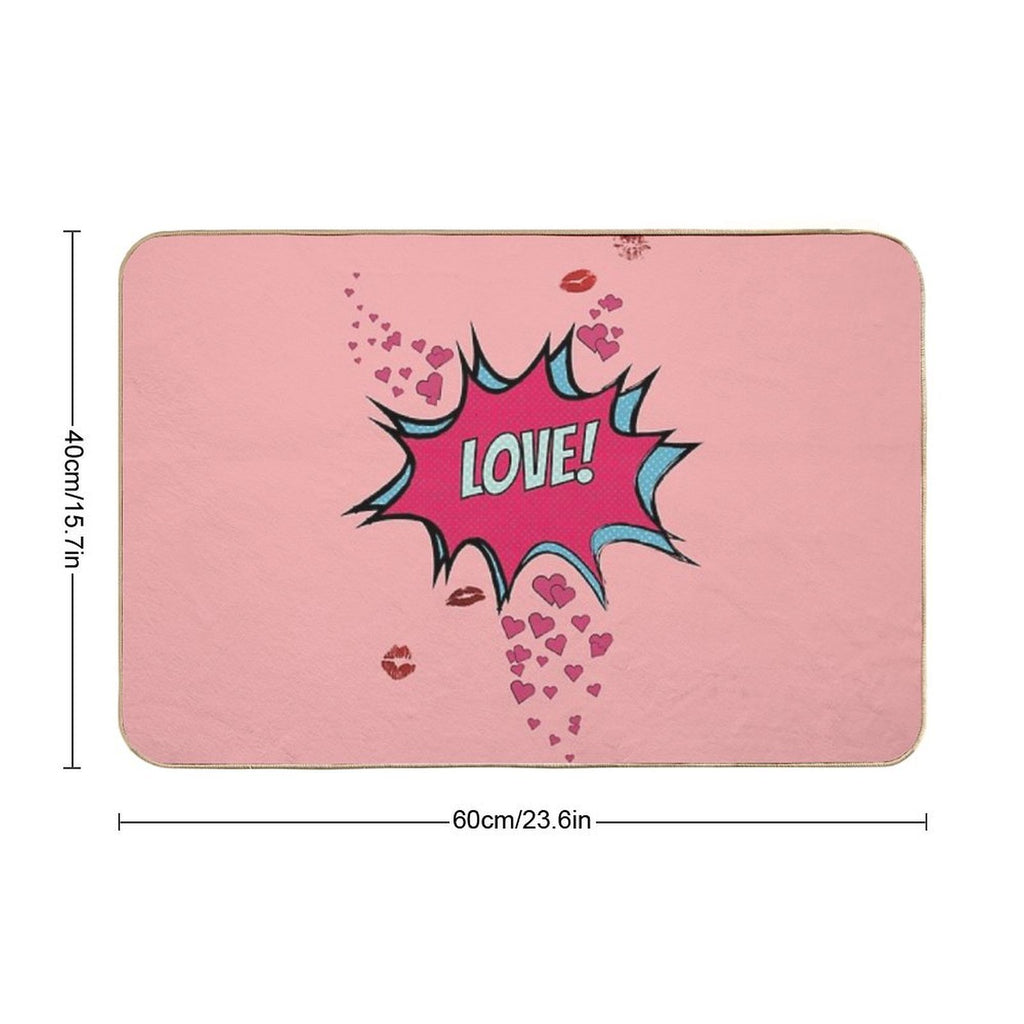 Love!  Easy To Clean Bath Mat