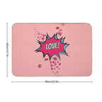 Love!  Easy To Clean Bath Mat