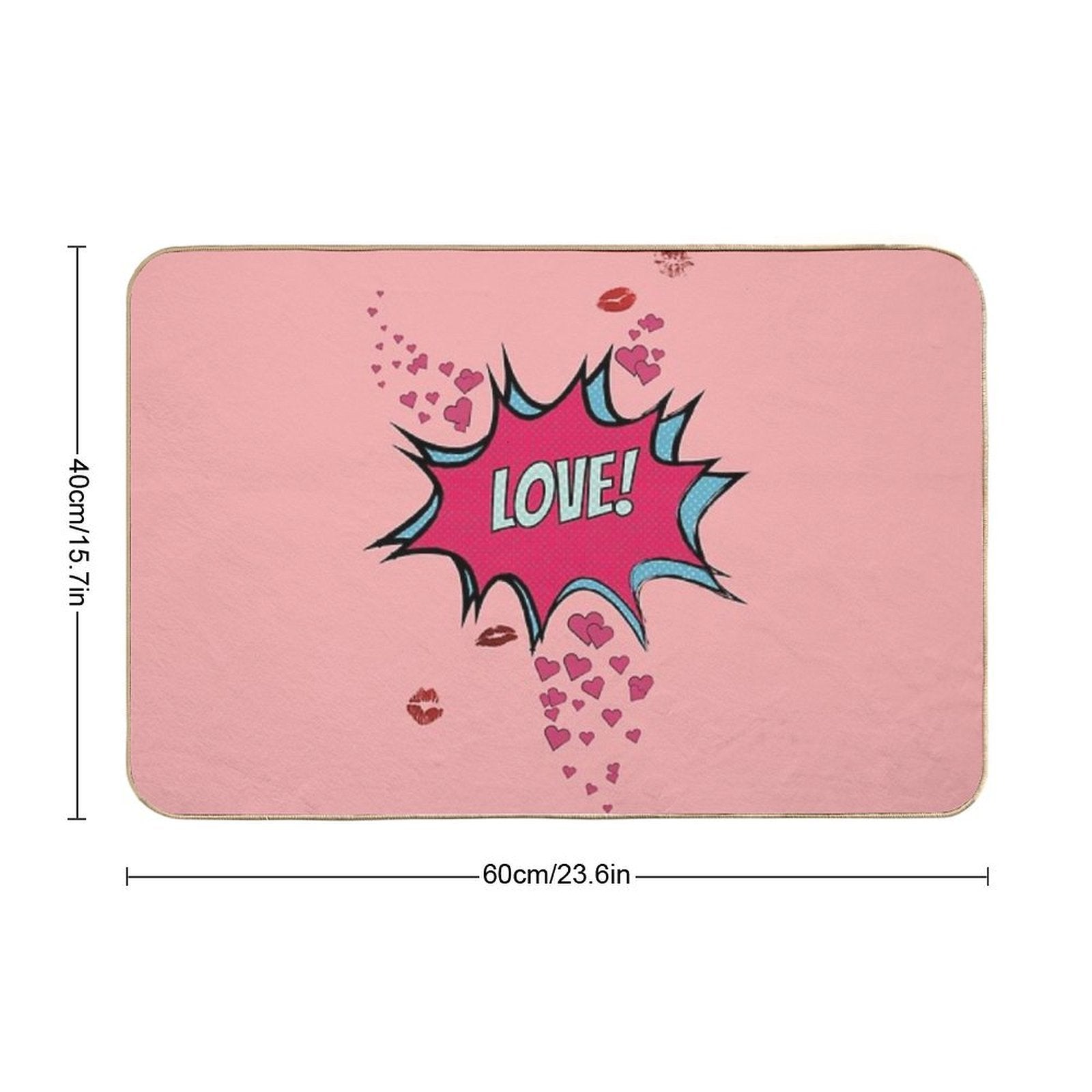 Love!  Easy To Clean Bath Mat