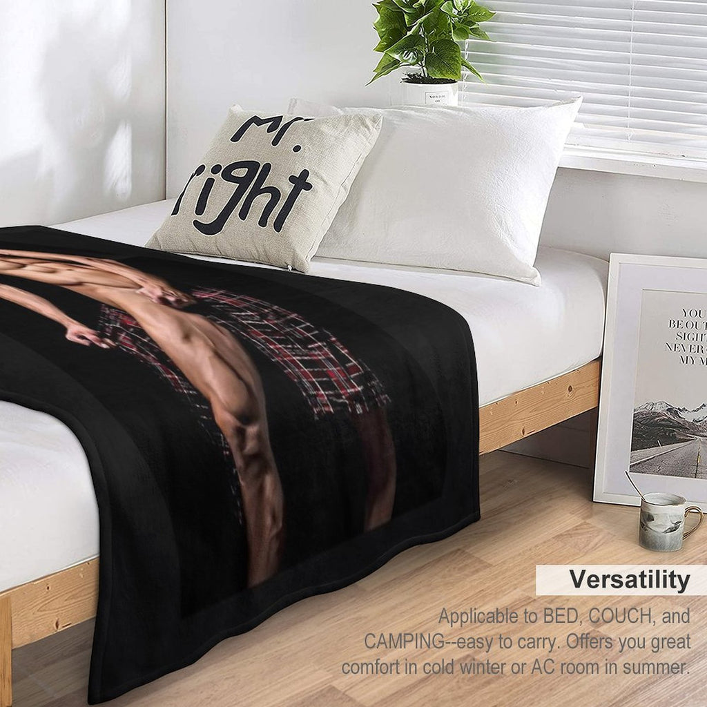 Sam Heughan Anti-pilling Throw Blanket