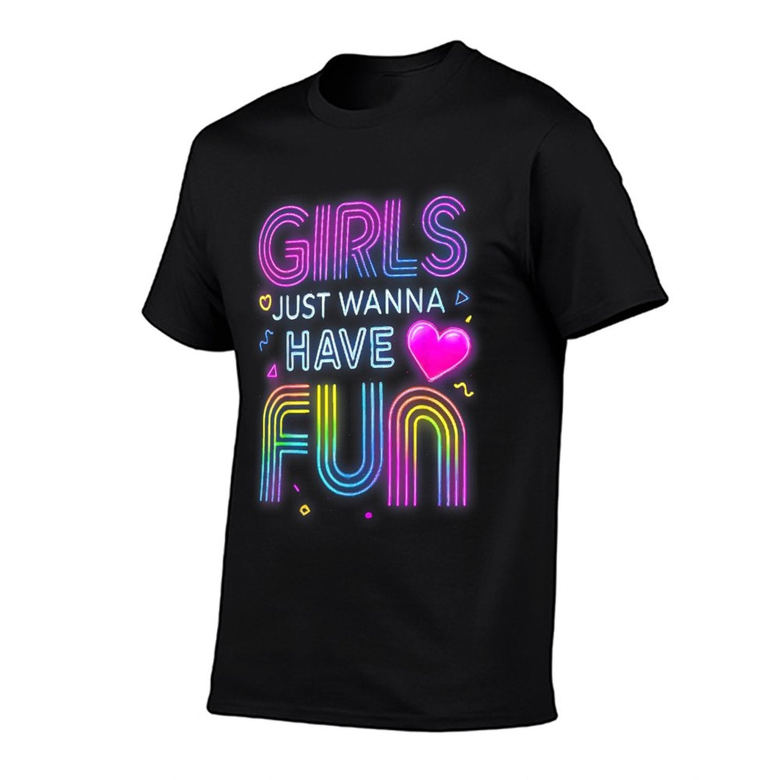 Funny 80s Girls Just Wanna Have Fun 1970s 1980s  Graphic-printed T-Shirt