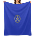The U S Marshal Badge Easy Care Throw Blanket