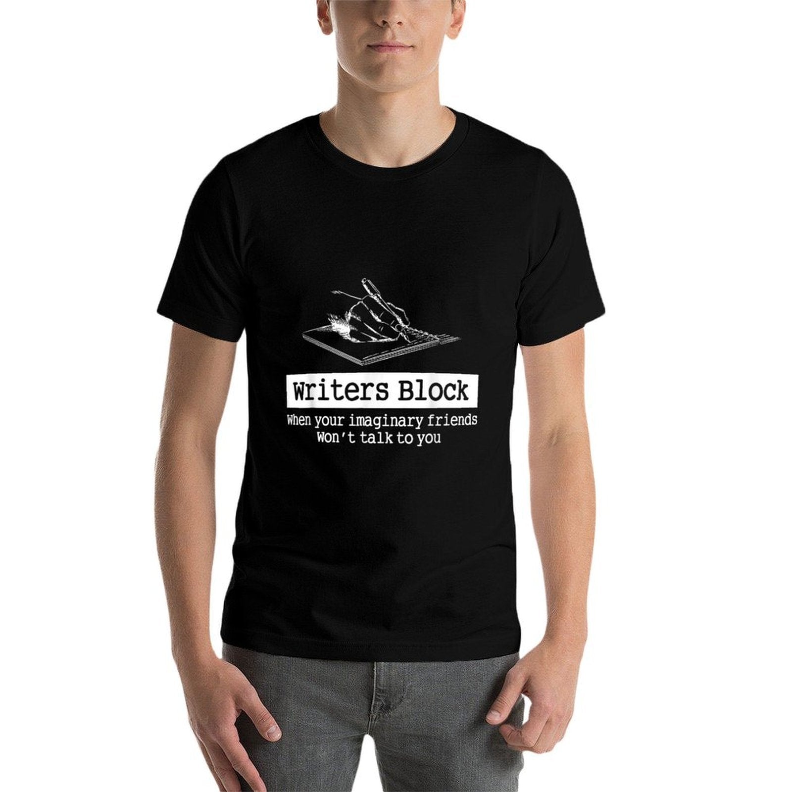 Writers Block Author Novelist Editor Wordsmith Writing Book  Affordable Price T-Shirt