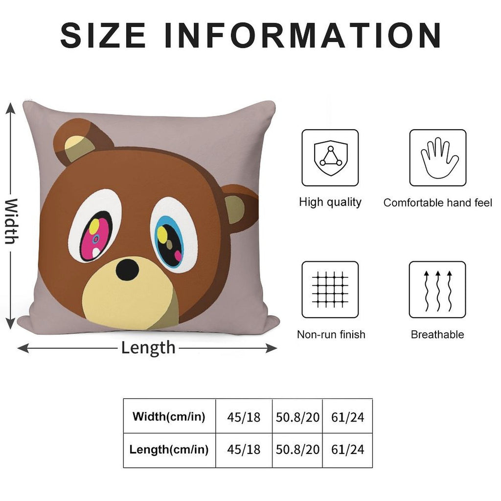 Graduation Bears Soft Bedroom Essential Throw Pillow