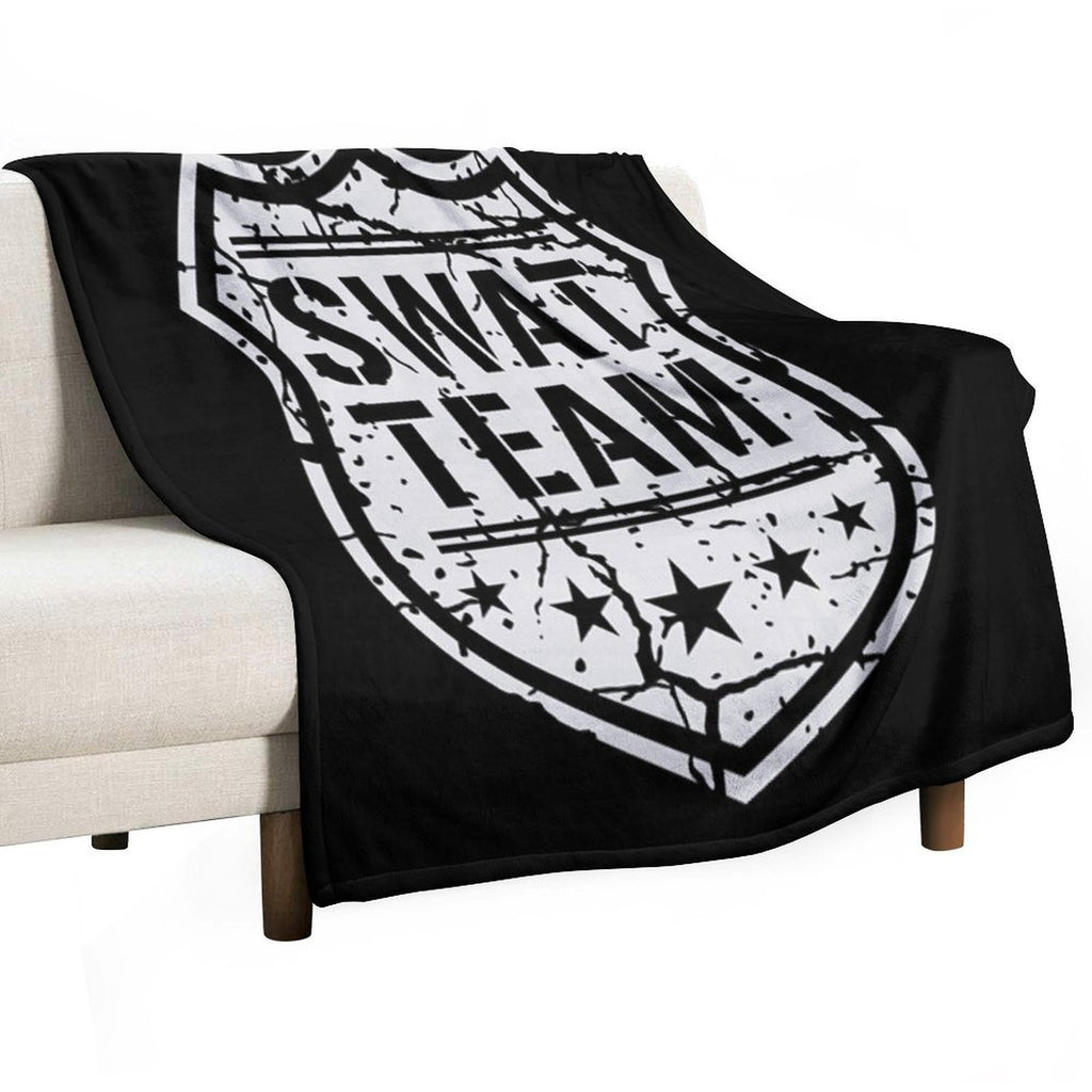 Swat Team Shield Versatility Throw Blanket