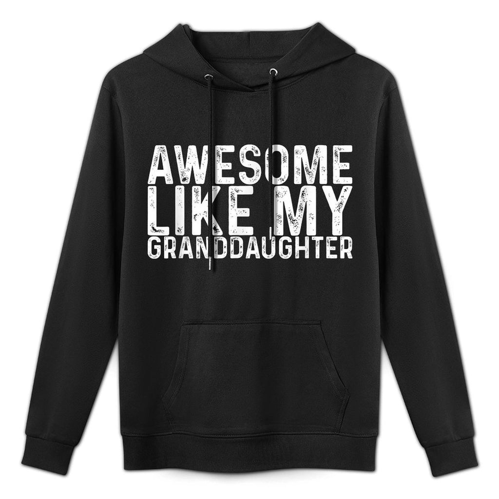 Awesome Like My Daughterss Unisex-Adults Black Small Modern Novelty Moisture-Wicking Hoodie