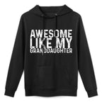 Awesome Like My Daughterss Unisex-Adults Black Small Modern Novelty Moisture-Wicking Hoodie