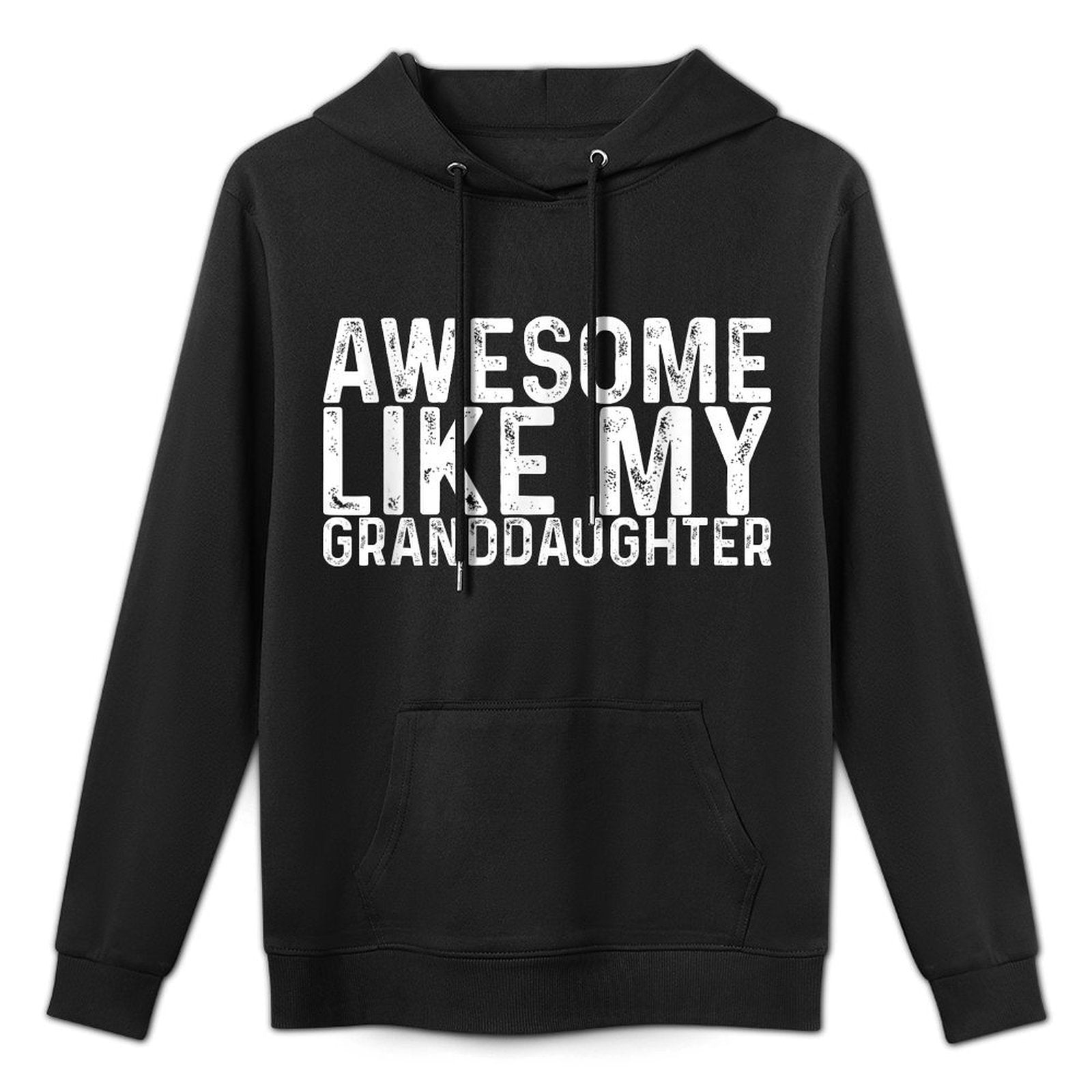 Awesome Like My Daughterss Unisex-Adults Black Small Modern Novelty Moisture-Wicking Hoodie