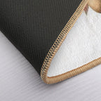 Vintage Cherub Angelic Angel With Flowers  Eco-Friendly Bath Mat