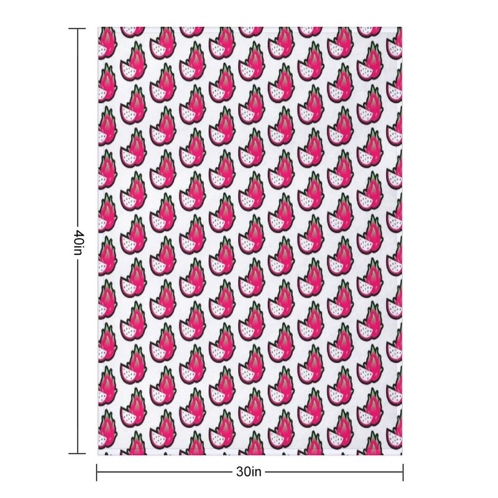 Dragon Fruit Comfort Throw Blanket