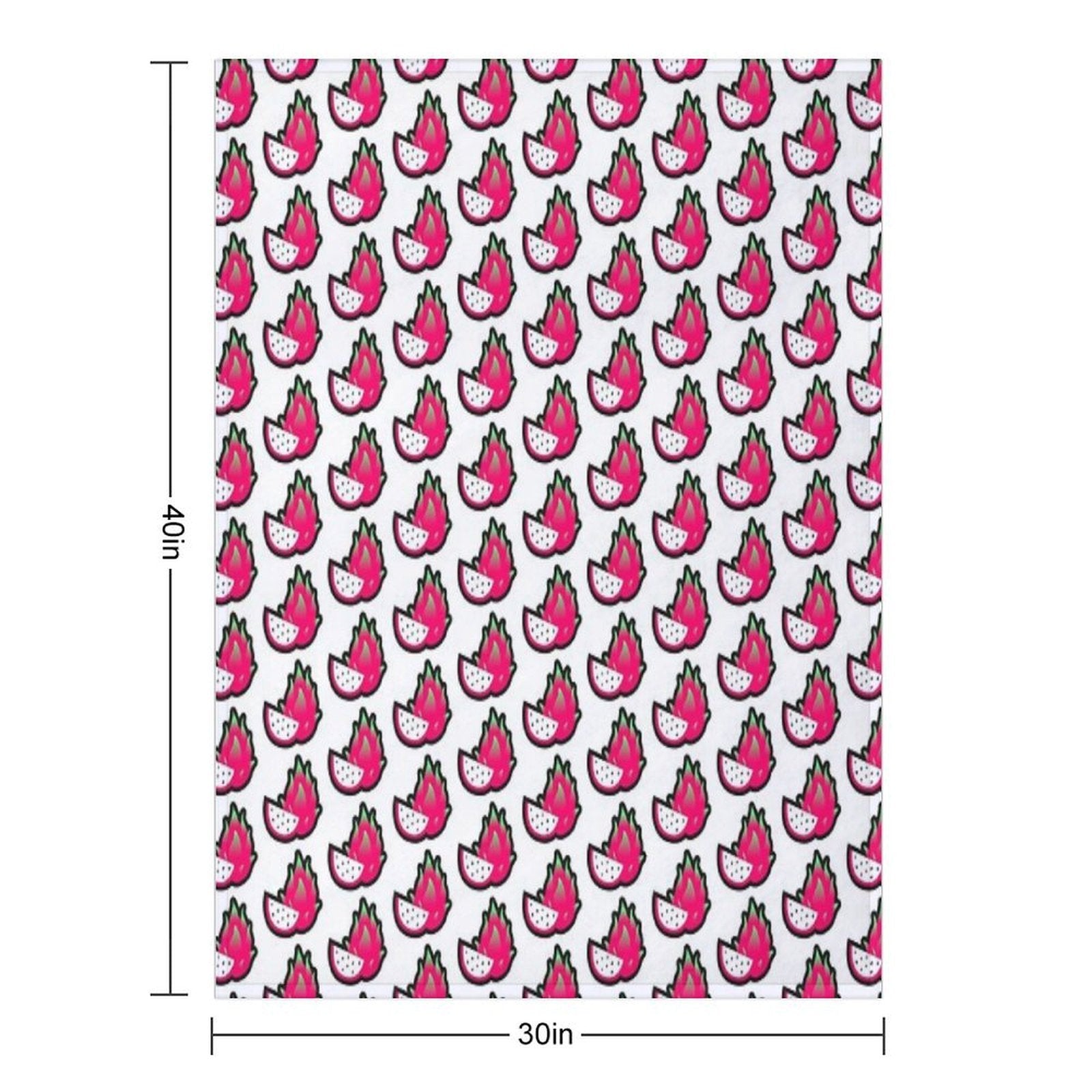 Dragon Fruit Comfort Throw Blanket