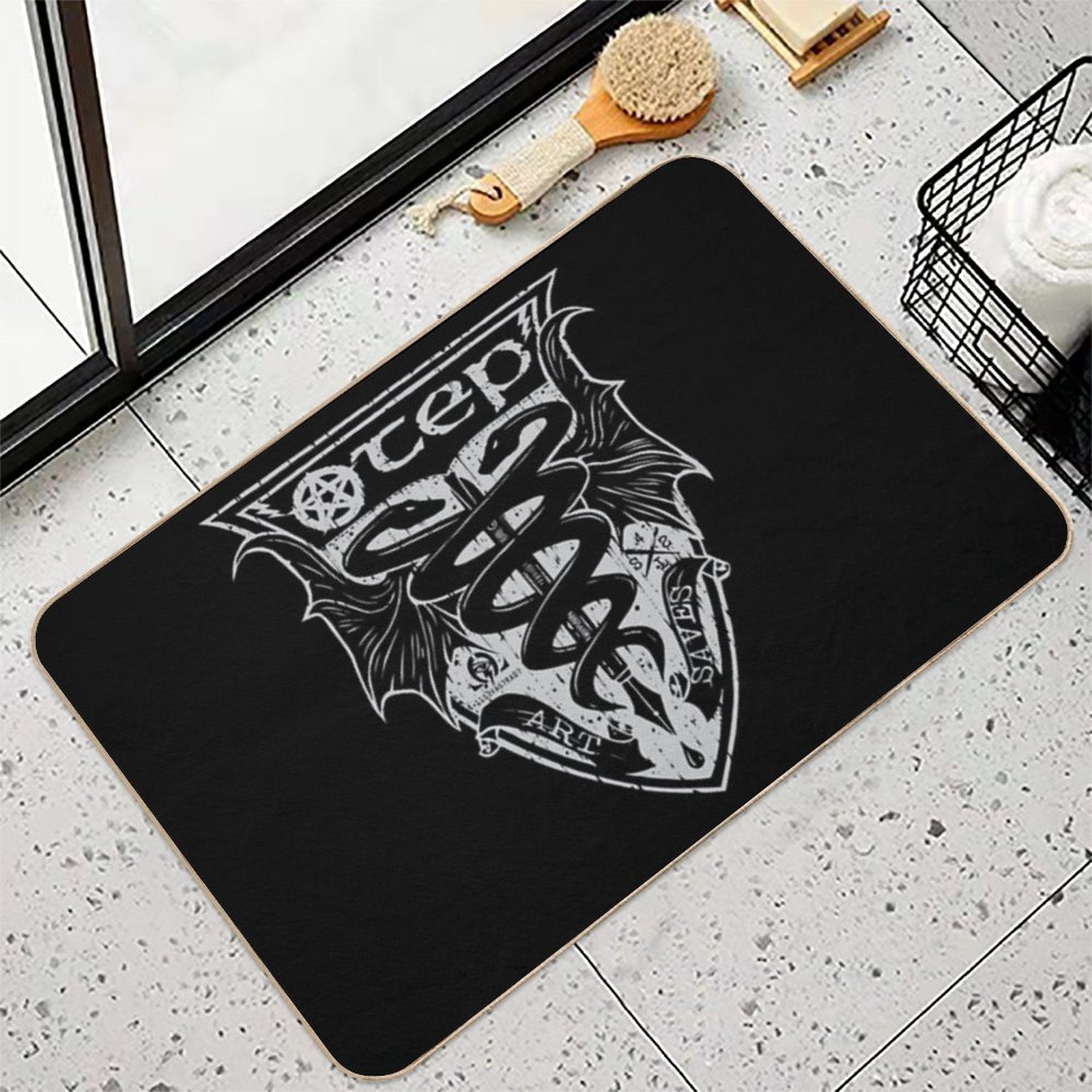 OTEP ART SAVES  Fade-Resistant Bath Mat