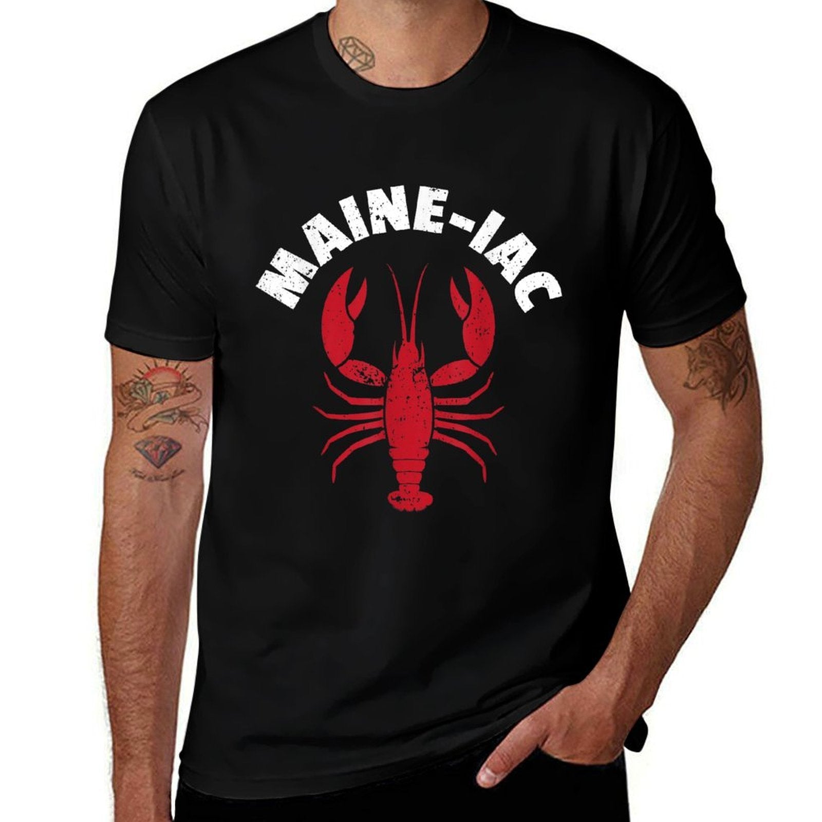 Maine-Iac Lobster Seafood Lover I Maine Lobster Lover  Lightweight T-Shirt