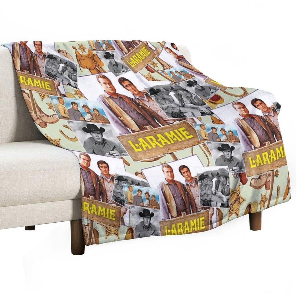 Laramie, Western Series 60s Machine-washable Throw Blanket