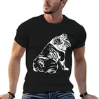 Funny English Bulldog Dog Hund Men Women Girls Kids  Wrinkle-resistant T-Shirt