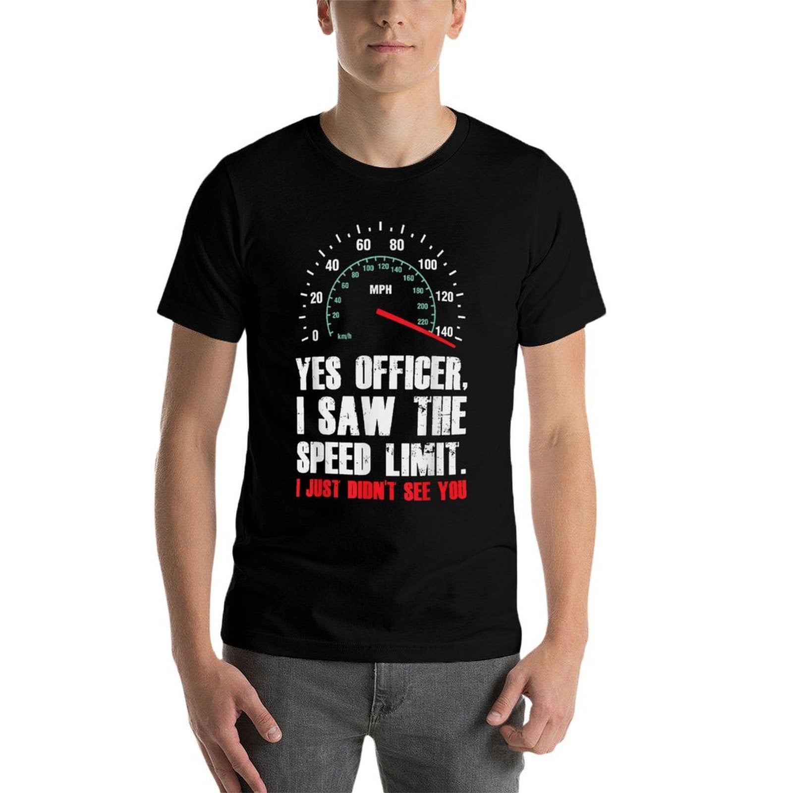 Yes Officer I Saw The Speed Limit Funny Driving  Versatile T-Shirt