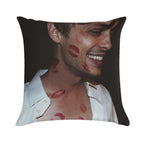 Matthew Gray Gubler Lipstick Stains Soft Skin-Friendly Throw Pillow