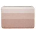 Horizontal Stripes (Mocha Shades)  Versatile Bath Mat