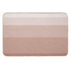 Horizontal Stripes (Mocha Shades)  Versatile Bath Mat