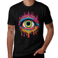 Psychedelic Third Eye  Trippy Colorful Hippie Psychonaut  Breathable T-Shirt
