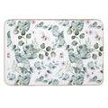 Miniature Garden with Petals  Absorbent Bath Mat