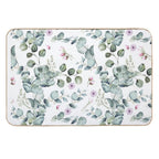 Miniature Garden with Petals  Absorbent Bath Mat