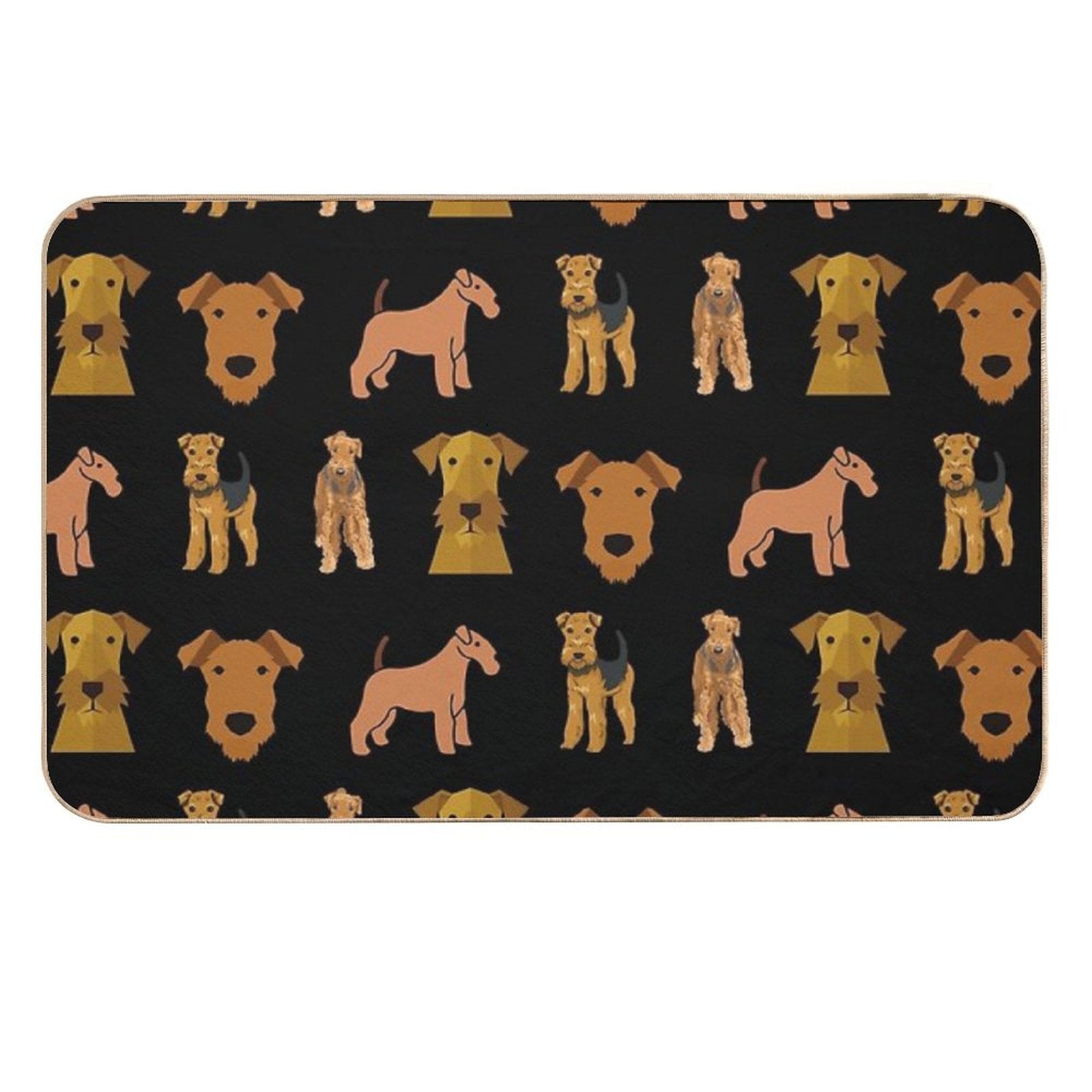 Airedale Terrier  High-Traffic Bath Mat