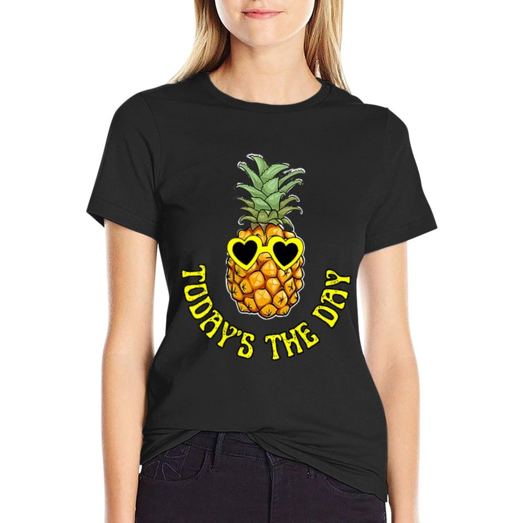 Pineapple Transfer Day IVF Infertility Embryo Funny IVF  Ribbed Collar T-Shirt