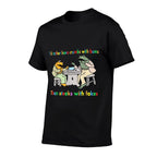 Id Rather Have Crumbs With Bums Than Steaks With Fakes Frog  Slim-fit Cut T-Shirt