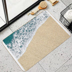 Summer Beach  Dirt-Trapping Bath Mat