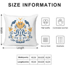 Scandinavian Folk Study 010 Soft Bedroom Essential Throw Pillow