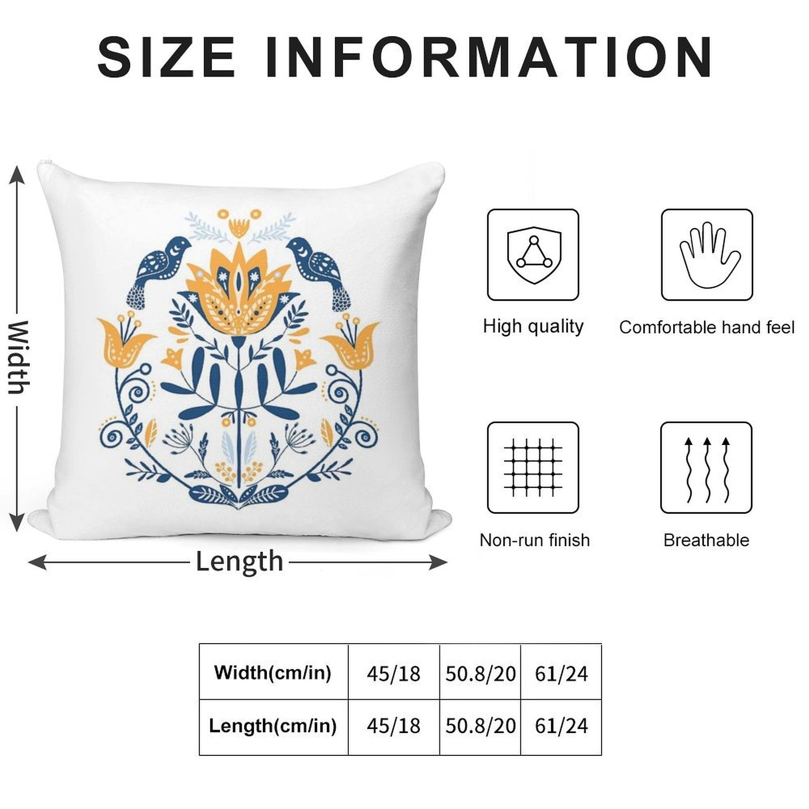 Scandinavian Folk Study 010 Soft Bedroom Essential Throw Pillow
