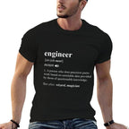 Engineer Definition Funny Engineering Mechanical Civil Gift  Odor-resistant T-Shirt
