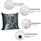 Dirty Harry Vintage Art Soft Warmth Comfort Throw Pillow