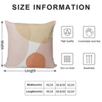 Abstract Art Mid Century Art Soft Reinforced Edging Throw Pillow