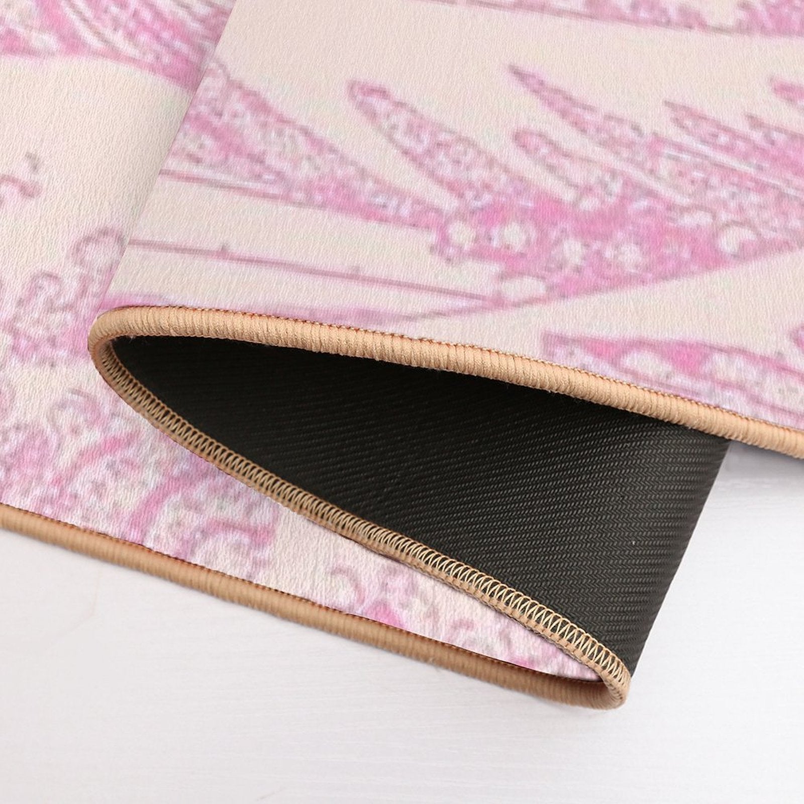 Great Wave Pink Gamer Aesthetic  Eco-Friendly Bath Mat