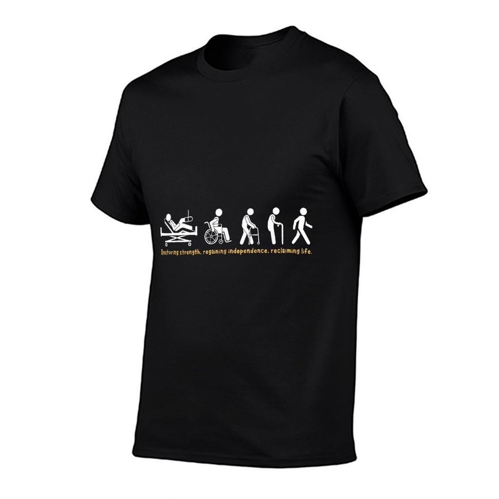 Rehab Therapy PT OT SLP Walker Cane Wheel Chair Rehab Week  Cotton T-Shirt